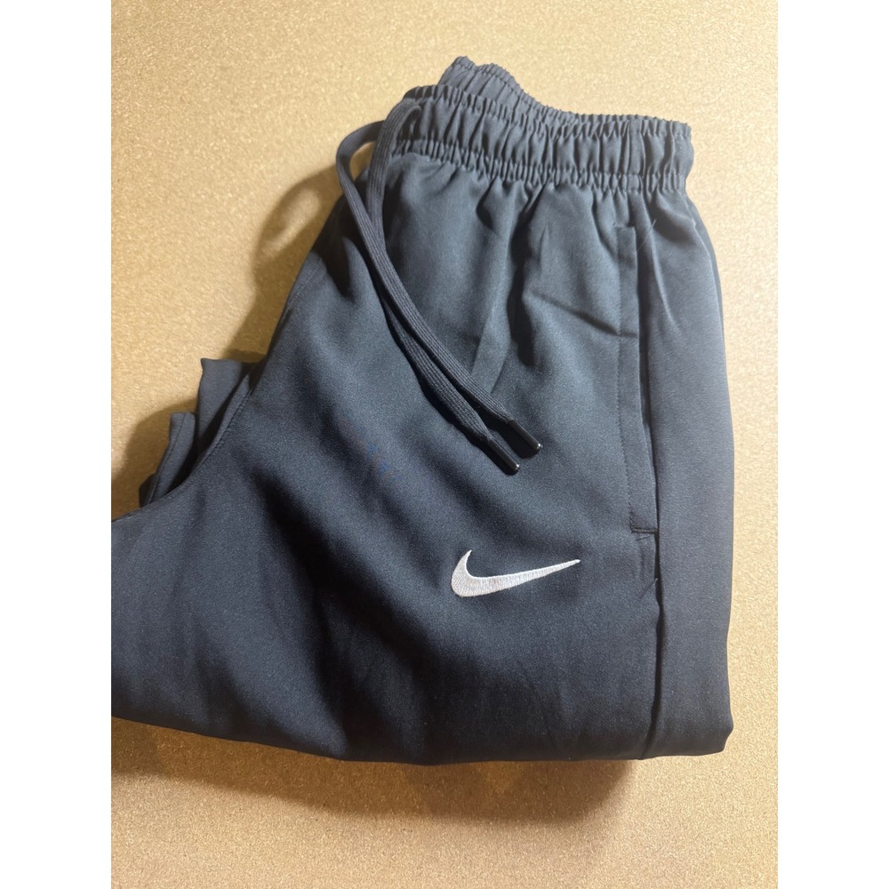 Nike Mens Dri-FIT Training Pants Black Pirate Flag CV0096-010 Snap Cuffs Small